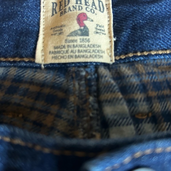 Red Head Men's Flannel Lined Jeans, 40X32 - Picture 5 of 7